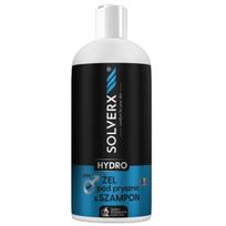 Šampūnas - dušo želė Solverx for Men Hydro 2in1 Moisturizing Gel & Shampoo vyrams, 400 ml