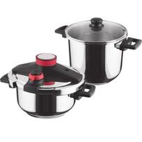 Lamart greitpuodžių rinkinys Steam, Ø22 cm, 4L+7L