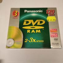 DVD-RAM diskai Panasonic LM-AF120LE3 120 min. 4.7GB - 3 vnt.