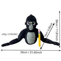 Naujas Gorilla Tag Beždžionės Pliušinis Žaislas Gorilos Žaidimo Pliušinis Pliušinis Pliušinis Lėlė juoda