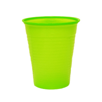 Nitras plastikiniai vienkartiniai puodeliai šviesiai žali, 180 ml (100 vnt.)