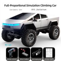 1/18 RC Automobilis 2.4G Nuotolinio Valdymo 4WD Be Kelio Transporto Priemonė 12KM/H Didelio Greičio Elektrinis Laipiojantis Vikšrinis Modelis Žaislai Vaikams sidabras