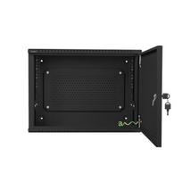 Komutacinė pakabinama spinta 19" 3U 540x400, antracito spalvos