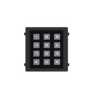 Klaviatūra SP Hikvision DS-KD-KP (Su pašvietimu, IP65, RS-485, Juoda)