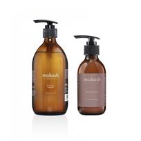 Rinkinys „Sandalwood & Amber“ drėkinamasis kūno prausiklis +  drėkinamasis kūno losjonas