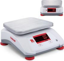 Ohaus VALOR 2000 30 kg / 5 kg vandeniui atsparios virtuvinės kontrolinės svarstyklės IP68 - V22PWE30T