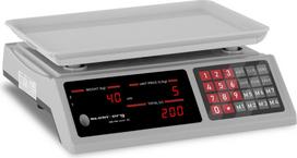 Steinberg Systems Gabalų skaičiavimo svarstyklės 336x238mm maitinimo šaltinis + akumuliatorius 40kg / 2g - baltos spalvos