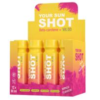 Your Sun Shot Mango With Vit. D3 Sunbathing Drinks 80ml x 12 pcs
