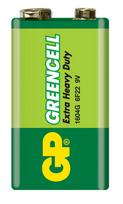 Cinko-chlorido baterija 9V GP Greencell, 1 vnt.