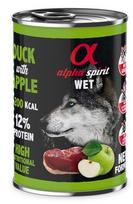 ALPHA SPIRIT WET Antiena su obuoliu - drėgnas maistas šunims - 400g