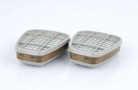 Dažytojo kaukė su filtru 6051 3M SET 2