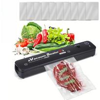 Maisto vakuumatorius Maisto vakuumavimo mašina maisto konservavimui su laikymo maišeliu 30 vnt. tekstūruotų vakuuminių maišelių įtraukta Sausas EU Plug