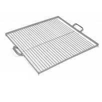 Kvadratinės nerūdijančio plieno grotelės laužavietei 50x50cm Cookking