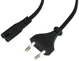 Power cable 3m, black CEE7/16 C7 connector 30422 | 4002888304221