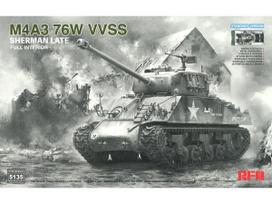 Rye Field Model - M4A3 Sherman 76W VVSS Late w/Interior Standard Version, 1/35, RFM-5135