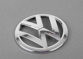 VAG VW GOLF MK7 13-17 priekinės grotelės VW emblema chromuota originali 5G08536012ZZ