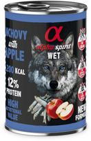 Šunų Maistas - ALPHA SPIRIT WET Ančiuviai su Obuoliu Be Grūdų 400g