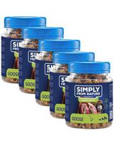 SIMPLY FROM NATURE Smart Bites Žąsiena treniruokliai šunims 5x130g