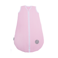 Natulino CosyNites trisluoksnis kūdikio miegmaišis (natural pink white waves / white spalva)