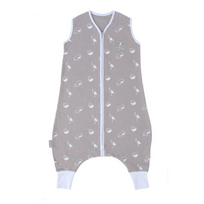 Natulino LITTLE WALKERS trisluoksnis kūdikio miegmaišis Animals Gray & White