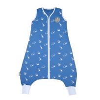 Natulino LITTLE WALKERS trisluoksnis kūdikio miegmaišis Animals Navy & White
