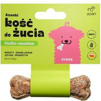 AZANKI Kaulas su vabzdžiais ir probiotikais Puppy – Skanėstas šunims – 10 cm