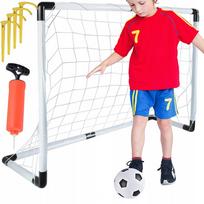 Vaikiški futbolo vartai + kamuolys ir pompa 120x40x80 cm FV01