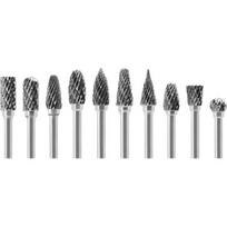 Frezų kietmetalio rinkinys Ø6x3mm 10vnt.