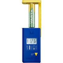 VARTA battery tester with digital display (AA, AAA, C, D, 9V, button) 893101111, blue