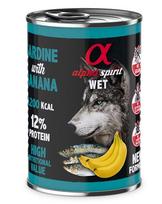 Alpha Spirit Multiproteina konservai su sardinėmis ir bananais, 400 g