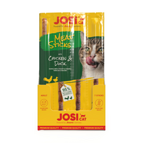 JOSICAT Meat Sticks skanėstai katėms su antiena ir vištiena 35g