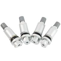 4X TPMS Sistema Padangų Slėgio Jutiklis Ventilio Kotas Remonto Komplektas Jeep Dodge Chrysler Mercedes-Benz Land Rover Mitsubishi Raide sidabras
