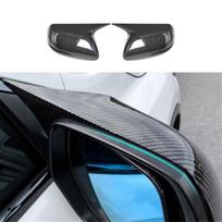 Carbon Fiber Style Side Wing Mirror Cover Cap Trim For Honda Civic 9th 2012-2015