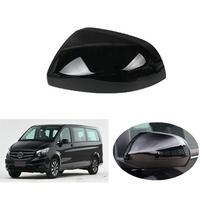 Kairės pusės veidrodžio dangtelis Juodas Mercedes Vito W447 2016-2020