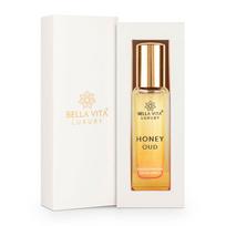 Bella Vita prabangus medaus ir oud tualetinis vanduo, unisex kvepalai vyrams ir moterims su pačiuliu, vanile, bergamote | Gėlių, aštrus EDP kvapo aromatas, 20 ml