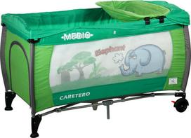 Kelioninė lovytė-maniežas Caretero Medio Safari, Green