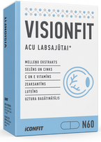 ICONFIT Bilster Visionfit kapsulės, 60 vnt.