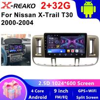 Skirta Nissan X Trail X-Trail 1 T30 2000-2004 Automobilio Radijas Navigacija GPS Carplay Stereo Android Auto Multimedia Grotuvas DVD Bluetooth 4 core 2GB+32GB CP