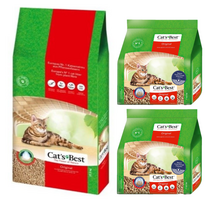JRS Cats Best Eko Plus -  Medinis kraikas su grumstais 40l (30l + 2x5l)