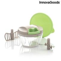 Spinop InnovaGoods rankinis mini smulkintuvas su traukimo virve, žalias/baltas
