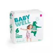 Sauskelnės BABYWELL Xl 6 dydis, 32 vnt
