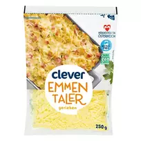 Tarkuotas ementalio sūris CLEVER, 250 g