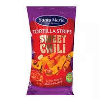 Kukurūzų traškučiai saldžiųjų aitriųjų paprikų skonio SANTA MARIA, 185 g