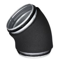 Izoliuota ortakio alkūnė su tarpinėmis IF19-BFS45-100, DN100, 45°