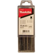 Betono grąžtų rinkinys MAKITA, 5/6/8 mm, SDS-plus, smaigaliai iš kietmetalio, 25 vnt.