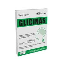 Maisto papildas Glicinas 300 mg, 50 vnt.