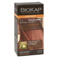 BIOKAP Nutricolor 7.4 Auburn Blond Permanent Hair Dye 140ml