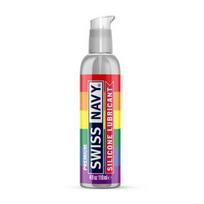 Silikoninis lubrikantas Swiss Navy Premium Pride Edition, 118 ml