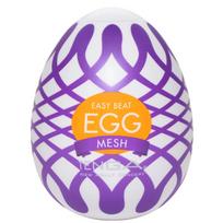 Tenga Tenga Egg Wonder Mesh Intimate Device Compact Textured Blue