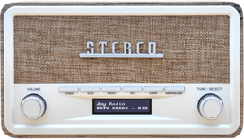 Denver DAB-18LW Digital radio, wood-look finish